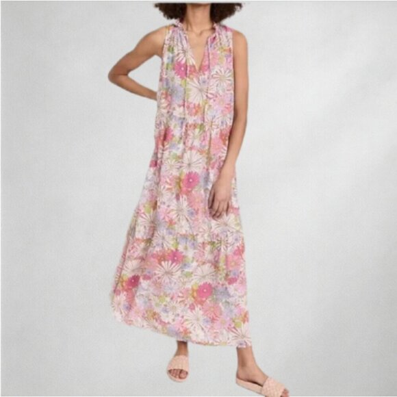 BB Dakota by Steve Madden Dresses & Skirts - BB Dakota Women’s Floral Maxi Dress Size M Pink Multicolor Recycled DB